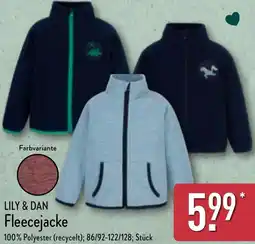 Aldi Nord LILY & DAN Fleecejacke Angebot