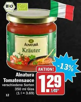 AEZ Alnatura Tomatensauce Angebot