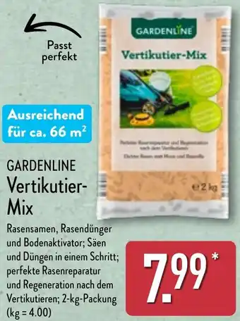 Aldi Nord GARDENLINE Vertikutier Mix Angebot