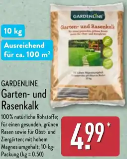 Aldi Nord GARDENLINE Garten- und Rasenkalk Angebot