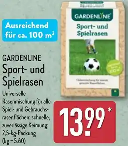 Aldi Nord GARDENLINE Sport und Spielrasen Angebot