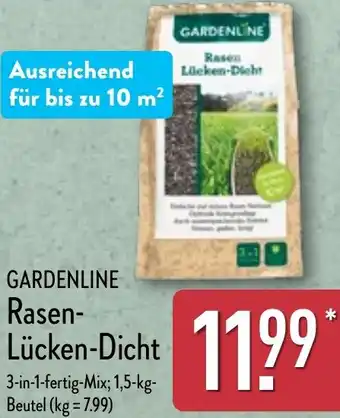 Aldi Nord GARDENLINE Rasen Lücken-Dicht Angebot