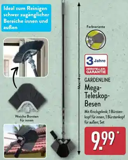 Aldi Nord GARDENLINE Mega Teleskop Besen Angebot