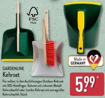 Aldi Nord GARDENLINE Kehrset Angebot