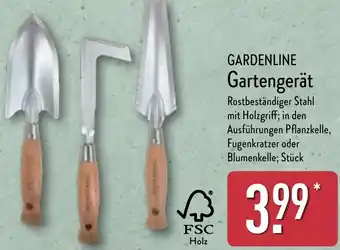 Aldi Nord GARDENLINE Gartengerät Angebot