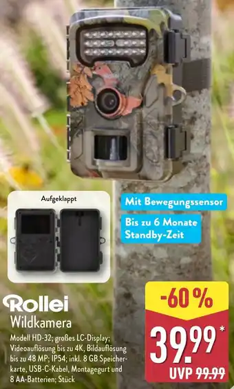 Aldi Nord Rollei Wildkamera Angebot