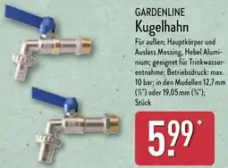 Aldi Nord GARDENLINE Kugelhahn Angebot