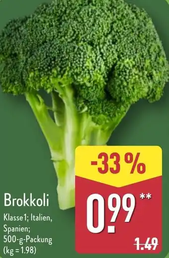 Aldi Nord Brokkoli Angebot