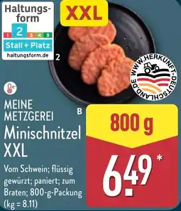 Aldi Nord MEINE METZGEREI Minischnitzel XXL Angebot