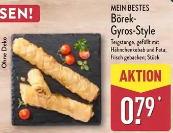 Aldi Nord MEIN BESTES Börek Gyros-Style Angebot