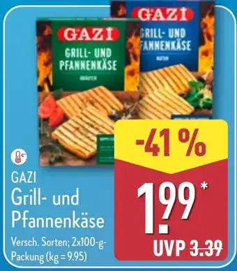 Aldi Nord GAZI Grill und Pfannenkäse Angebot