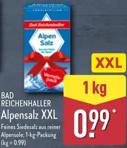 Aldi Nord BAD REICHENHALLER Alpensalz XXL Angebot