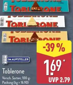 Aldi Nord Toblerone Angebot