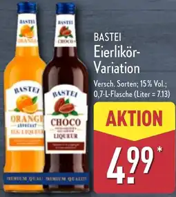 Aldi Nord BASTEI Eierlikör Variation Angebot