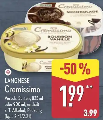 Aldi Nord LANGNESE Cremissimo Angebot