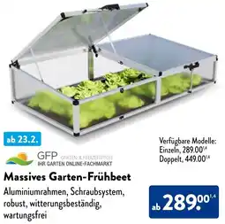 Aldi Nord GFP Massives Garten-Frühbeet Angebot