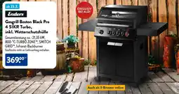 Aldi Nord Enders Gasgrill Boston Black Pro 4 SIKR Turbo, inkl. Wetterschutzhülle Angebot