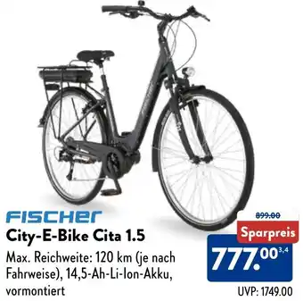 Aldi Nord FISCHER City-E-Bike Cita 1.5 Angebot