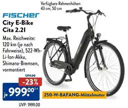 Aldi Nord Fischer City E-Bike Cita 2.2 l Angebot