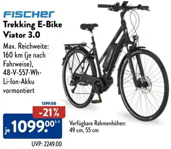 Aldi Nord FISCHER Trekking E-Bike Viator 3.0 Angebot