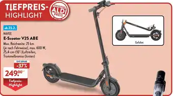 Aldi Nord NAVEE E-Scooter V25 ABE Angebot