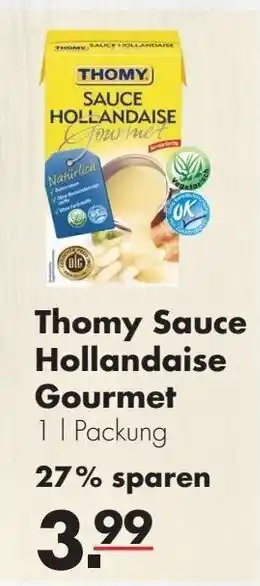 Handelshof Thomy Sauce Hollandaise Gourmet 1L Angebot