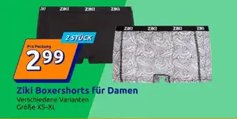 Action Ziki boxershorts für damen Angebot