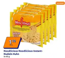 Action Noodlicious instant-nudeln huhn Angebot