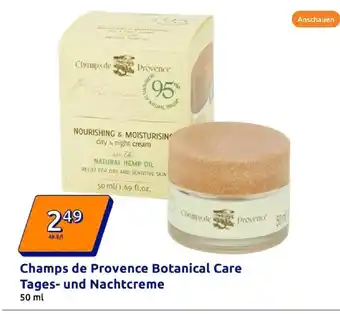 Action Champs de provence botanical care tages- und nachtcreme Angebot