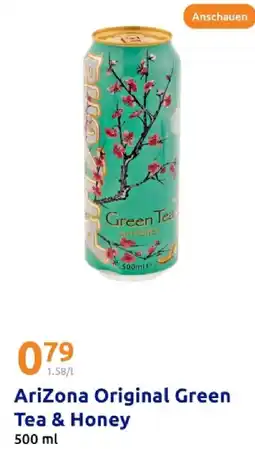 Action Arizona original green tea & honey Angebot