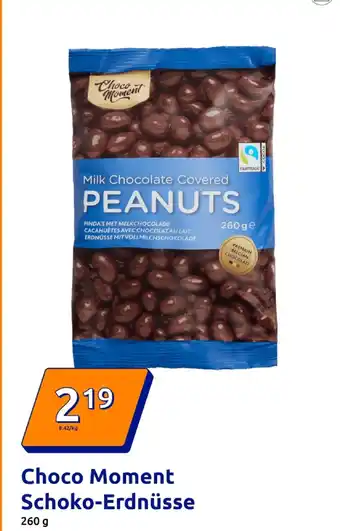 Action Choco moment schoko-erdnüsse Angebot