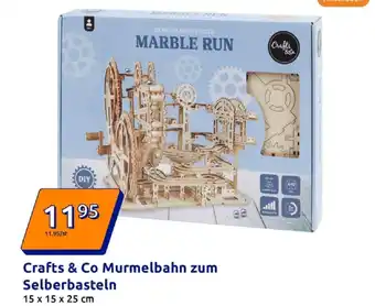 Action Crafts & co murmelbahn zum selberbasteln Angebot