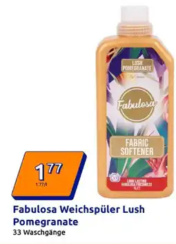 Action Fabulosa weichspüler lush pomegranate Angebot