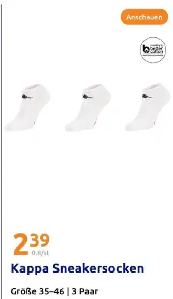 Action Kappa sneakersocken Angebot