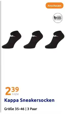 Action Kappa sneakersocken Angebot