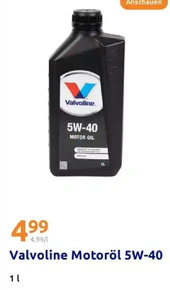 Action Valvoline motoröl 5w-40 Angebot