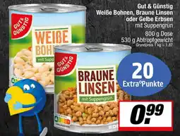 L. STROETMANN GROSSMARKT Gut & Günstig Weiße Bohnen, Braune Linsen oder Gelbe Erbsen Angebot