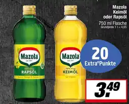 L. STROETMANN GROSSMARKT Mazola Keimöl oder Rapsöl Angebot