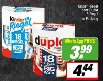 L. STROETMANN GROSSMARKT Kinder Riegel oder Duplo Angebot