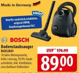 Famila Nord Ost BOSCH Bodenstaubsauger BGDS2BA1 Angebot