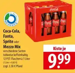 Famila Nord Ost Coca-Cola, Fanta, Sprite oder Mezzo Mix Angebot