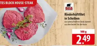 Famila Nord Ost BLOCK HOUSE Rinderhüftfilet in Scheiben Angebot