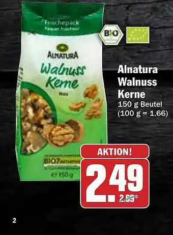 AEZ Alnatura Walnuss Kerne Angebot