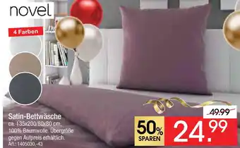 Zurbrüggen novel Satin-Bettwäsche Angebot