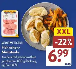 NETTO MEINE METZGEREI Hähnchen- Ministeaks Angebot