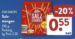 NETTO SUN SNACKS Salz- stangen Angebot