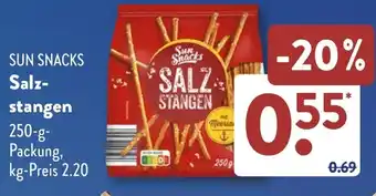 NETTO SUN SNACKS Salz- stangen Angebot