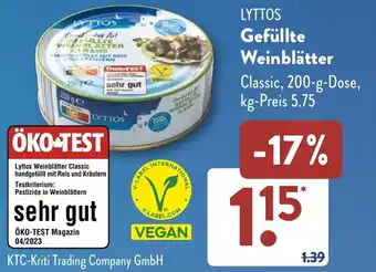 NETTO LYTTOS Gefüllte Weinblätter Angebot