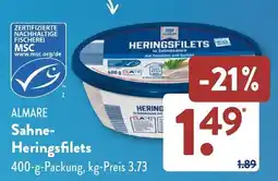 NETTO ALMARE Sahne- Heringsfilets Angebot