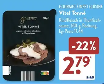 NETTO GOURMET FINEST CUISINE Vitel Tonnè Angebot